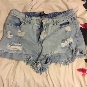 Ripped Cutoff Shorts